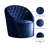 Alessio Velvet Upholstered Swivel Barrel Chair-817583556