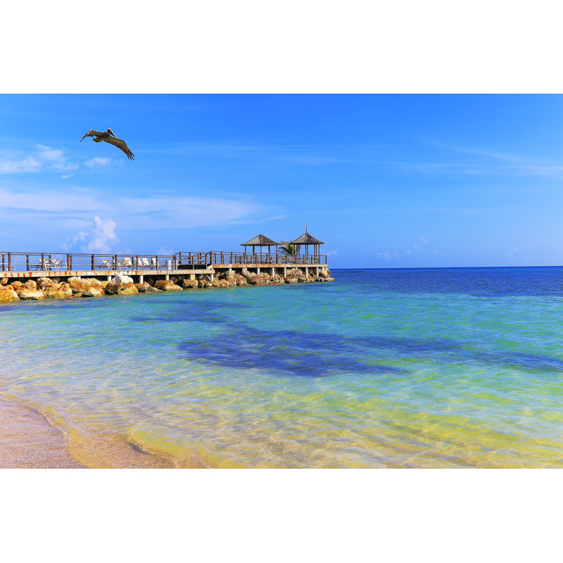 Montego Bay - Jamaica by Agustavop - Wrapped Canvas Print, 61cm H x 91cm W