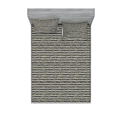 Ambesonne Fitted Sheet & Shams