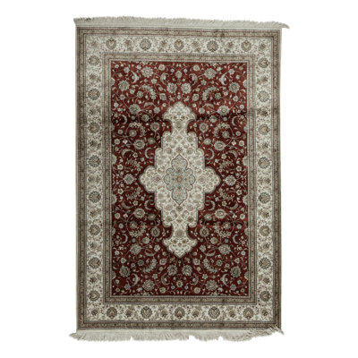 Hand Woven Silk Oriental Area Rug