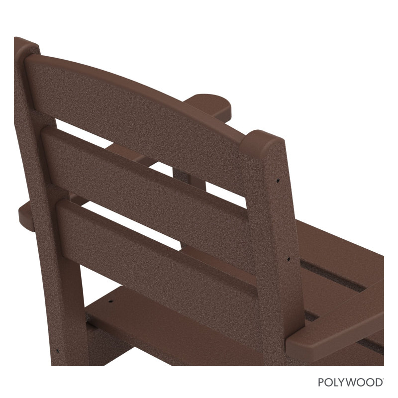 Fauteuil de comptoir Lakeside, Acajou