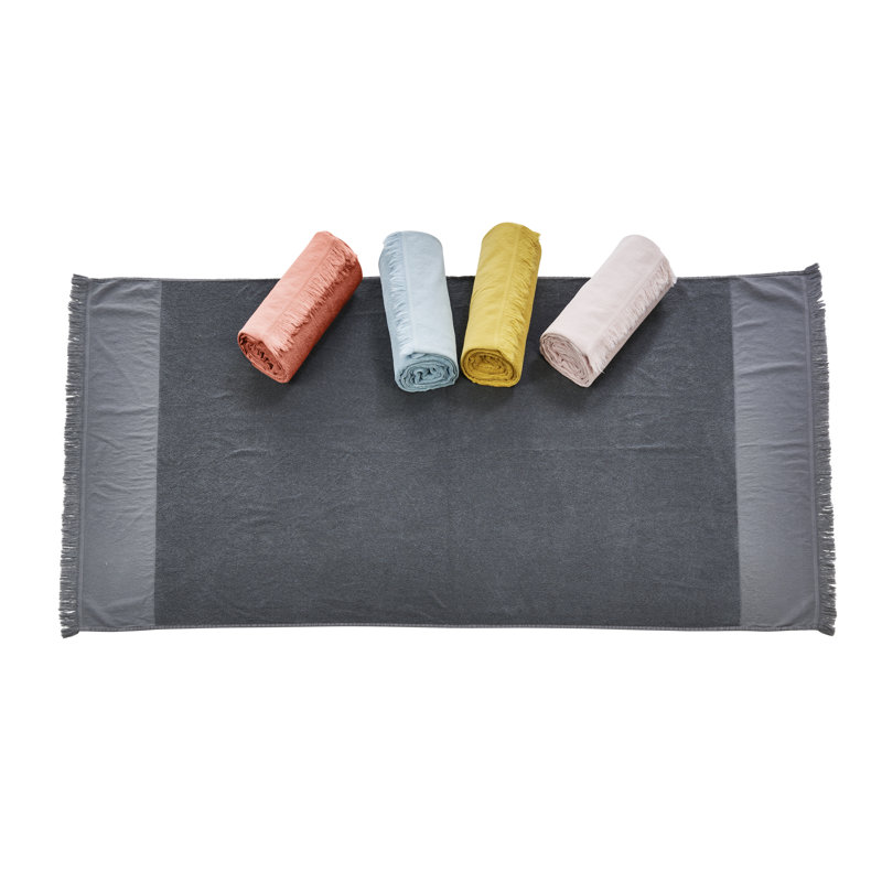 Haider Lightweight Beach Towel, Anthracite
