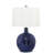 Padua 27 in. Admiral Blue Table Lamp