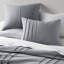 Grey Bedding Sets, Soft Microfiber Pleated Twin Style For Home