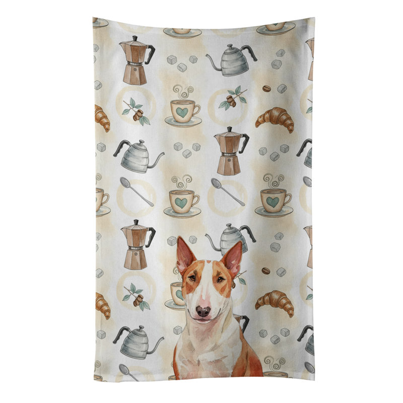 Torchon rouge et blanc Bull Terrier, Bull terrier rouge et blanc