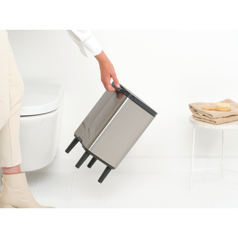 Brabantia 7 Litre Bo Waste Bin Hi, Silver