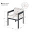 Ensemble de 2 chaises d'extérieur en aluminium