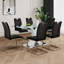 Table en verre de style moderne