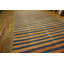 Tapis rustique en coton à motif géométrique rustique antique Dhurrie