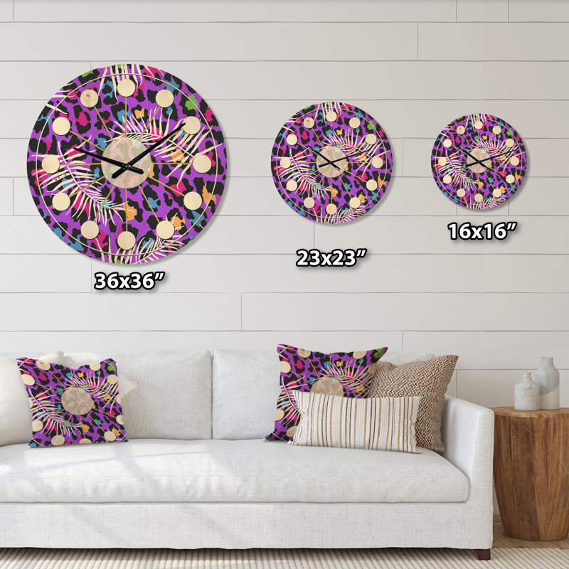 Horloge murale Leopard, Moyenne