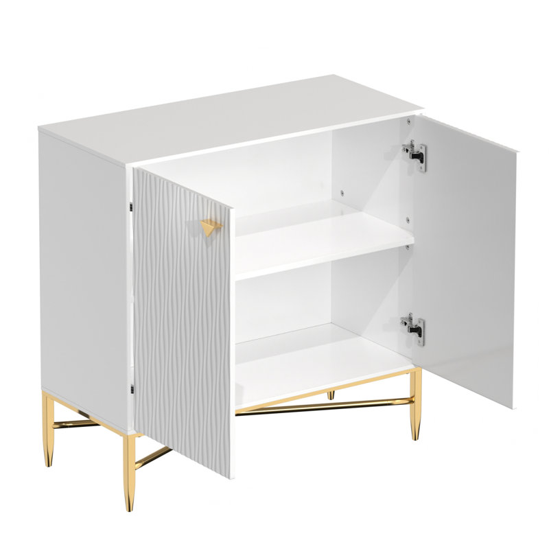 Armoire d'appoint 2 portes, Blanc