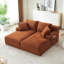Chaise longue double compressible avec porte-gobelets-738887173