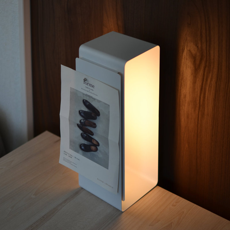 Light Shelf LED Table Lamp, White