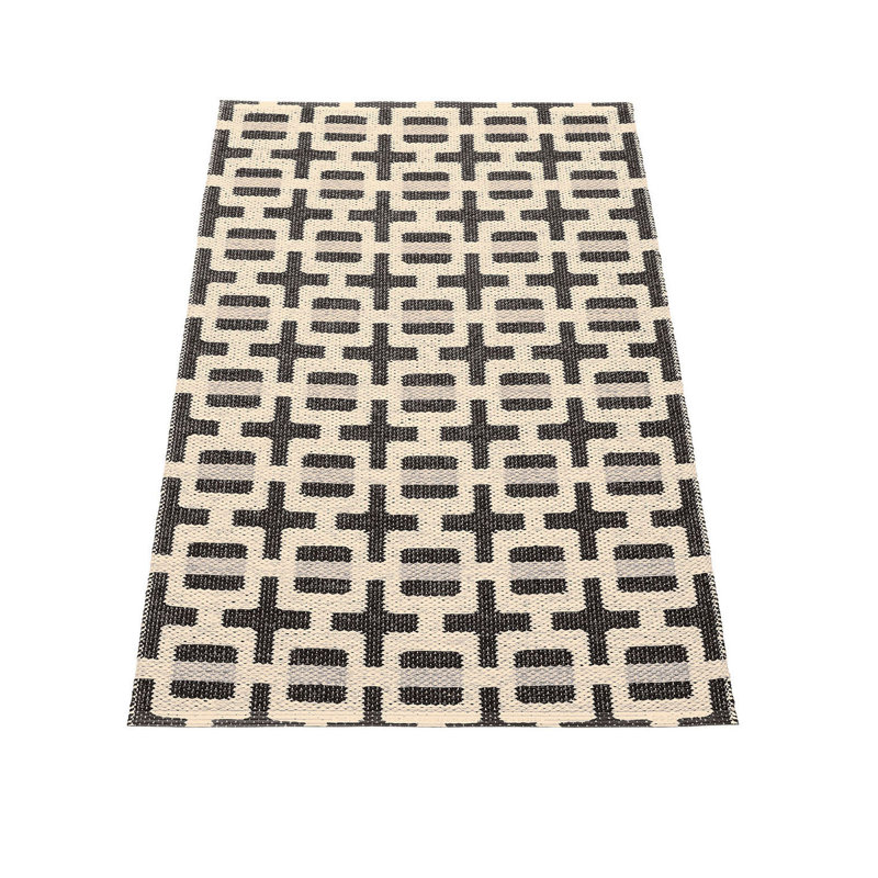 Rug TOM Leaf 2.25 X 4 Ft, Rectangle 2'3" x 3'11", Black