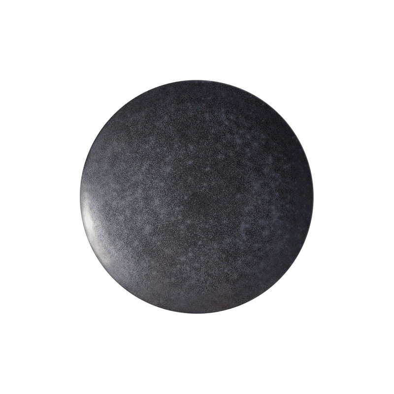Provenance Signature Outdoor Round Side Table, Pewter