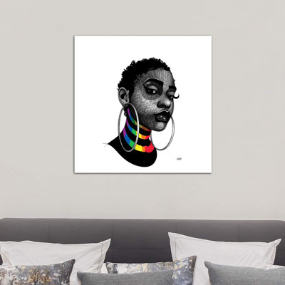 On Stripes 1 by Ohab TBJ - Wrapped Canvas Print