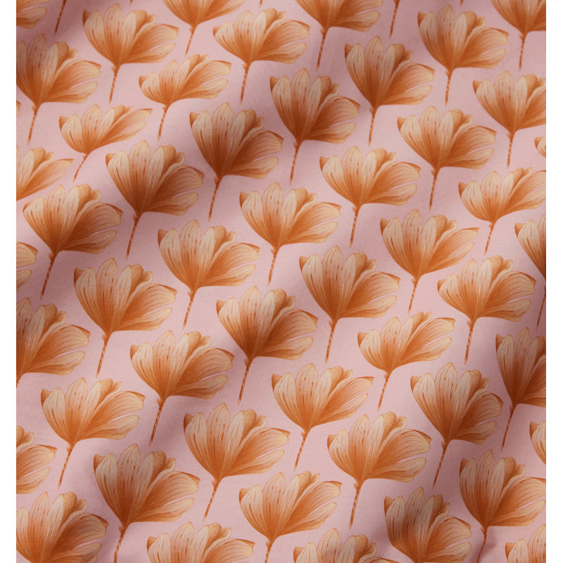 Edna Duvet Cover, Pink/Orange, Full / Double Duvet Cover