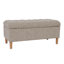 Banc de rangement rembourré à couvercle rabattable-124300378