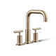 Purist® for Two Deck-Mount Bath Faucet Trim for High-Flow Valve with Lever Handles, Valve Not Included