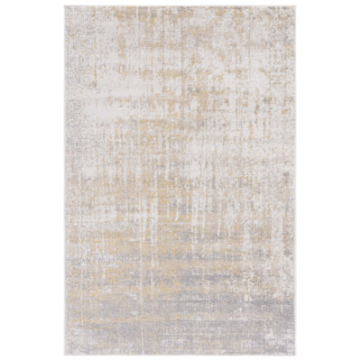 Tapis crème / doré Bethlyn