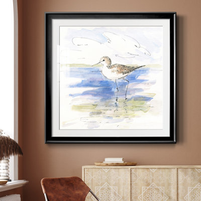 " Sketchy Shore Birds II " Painting Print