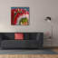  Art mural en toile, "Travailleurs de sushi 2" par Ann Klee, 37 po x 37 po-2067270832