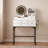Vanity Table With Lighted Mirror And Power Outlet