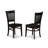 7 Piece Kitchen Table & Chairs Set Consist of a Rectangle Dining Room Table with Butterfly Leaf and 6 Dining Chairs, Black-453422495-453422494-513815251