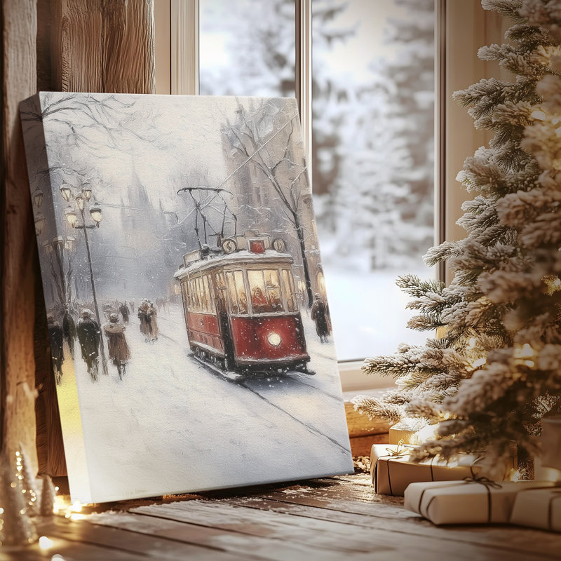 Toile tendue Frostlit Dawn, H 18 po x l 12 po