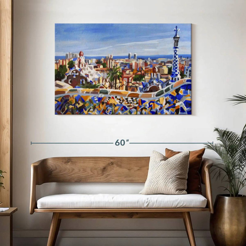 Sirci Barcelona Gaudi, H 30 po x l 45 po