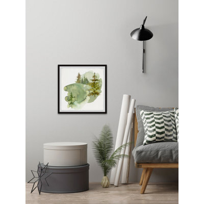Green Winter - Single Picture Frame Painting