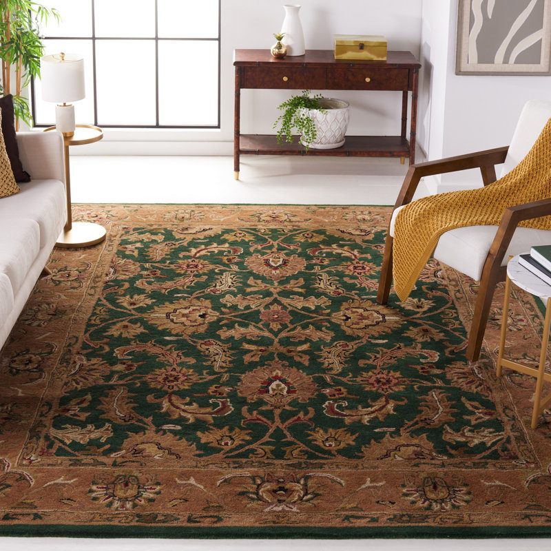 Tressler Hand Tufted Wool Oriental Rug, Rectangle 5' x 8'