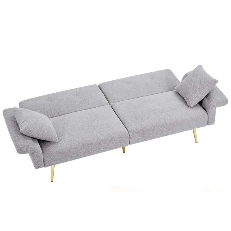 Causeuse rembourrée Modern Teddy, Gris Teddy