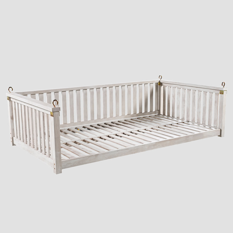 Balancelle de jardin simple pour patio, Blanc