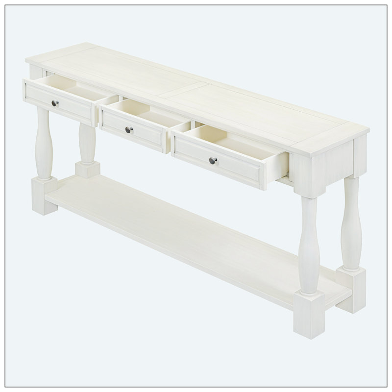 Console Huffine, Blanc