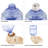 PETMAKER 2-Pack of 3.8L/1G Automatic Pet Feeders