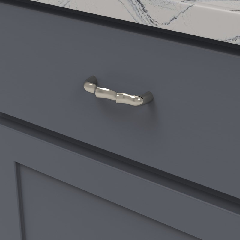 Trellis Bar / Handle Pull, 3", Polished Nickel