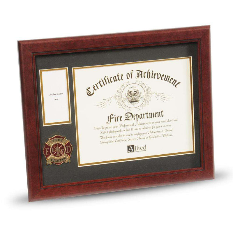 Structure de certificat pour pompiers médaillon Jacklyn