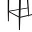 Upholstered Counter Stool with Metal Frame