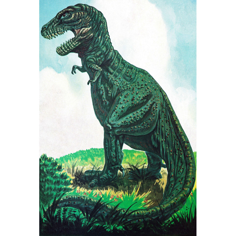 Tyrannosaurus by Curtis - Wrapped Canvas Print, 91 cm H x 61 cm W