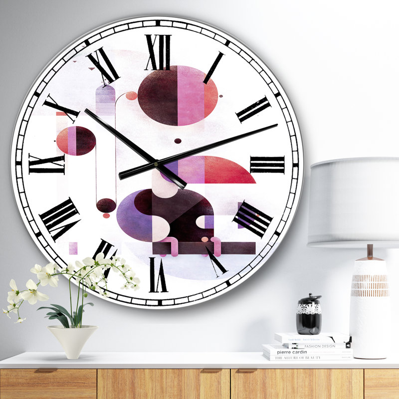 Horloge murale arc-en-ciel surdimensionnée Rainbow Swinger, Petit