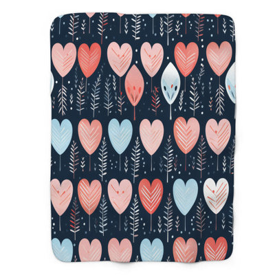 Heart Waves - couverture de qualité supérieure 1 pièce