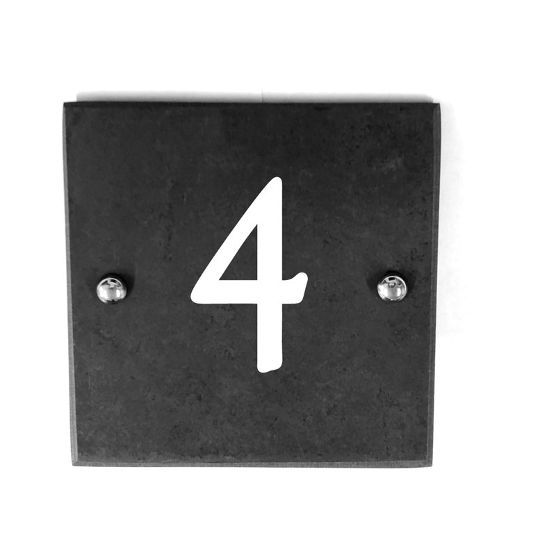 Kerrisdale 15cm H Slate House Number