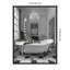 Girafe Glam Soak par Kever, reproduction d'art sur toile encadrée-484348454