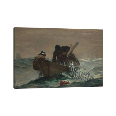 The Herring Net by Winslow Homer - 1 Piece Wrapped Canvas Wall Art