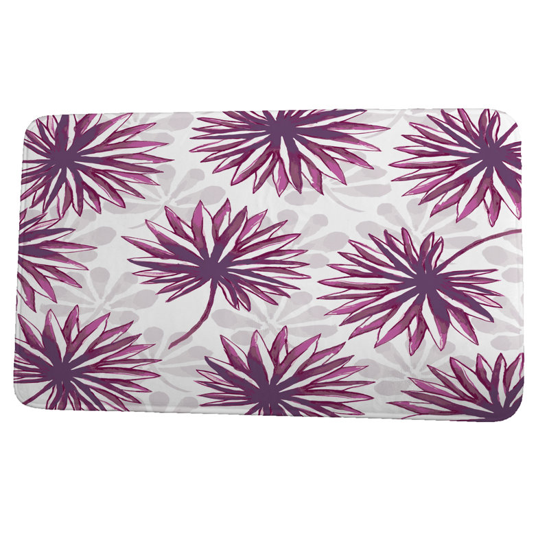 Tapis de bain Higgins, H 18 po x L 30 po, Mauve