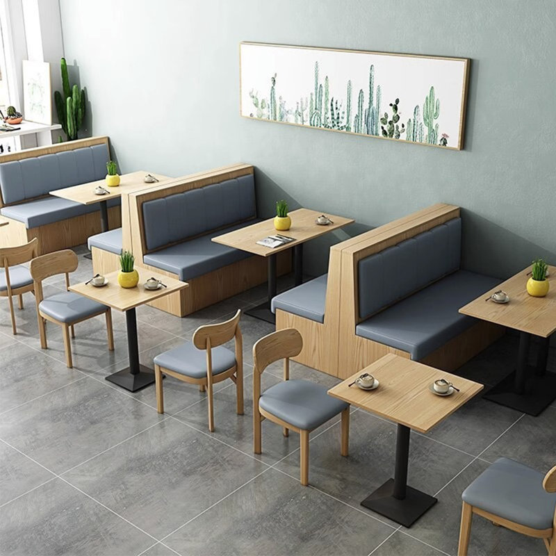 Ensemble de 2 bancs rembourrés en similicuir et bois massif
