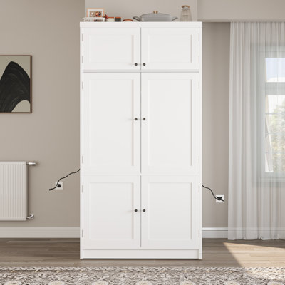 80" H Kitchen Pantry Cabinet