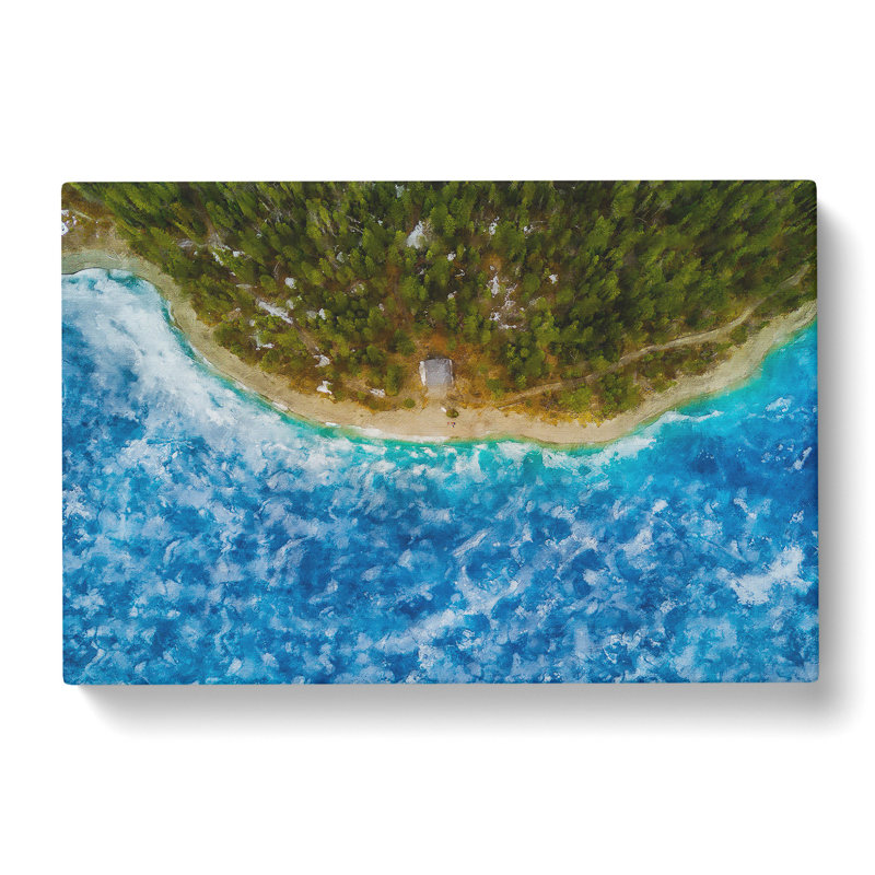 Beach In Canada - Wrapped Canvas Print, 50cm H x 76cm W x 3cm D
