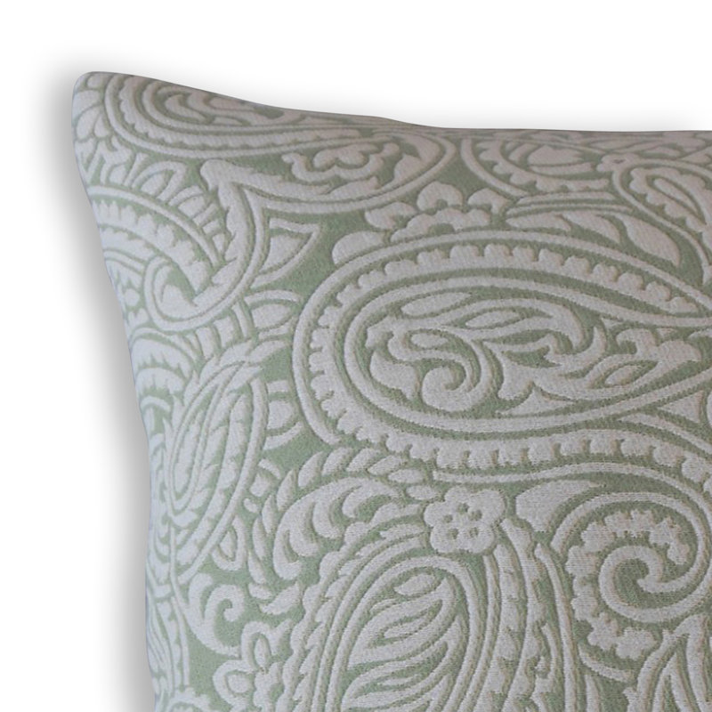 Coussin Halia, 24 po x 24 po, Coussin décoratif, Vert